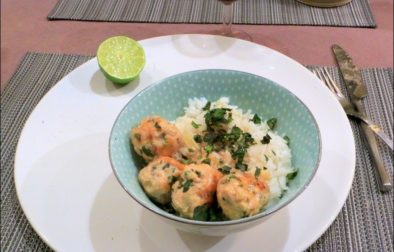 boulettes de poulet façon thaï