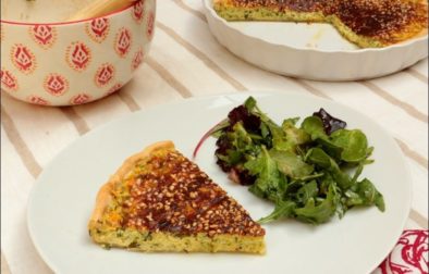 quiche aux courgettes et amandes