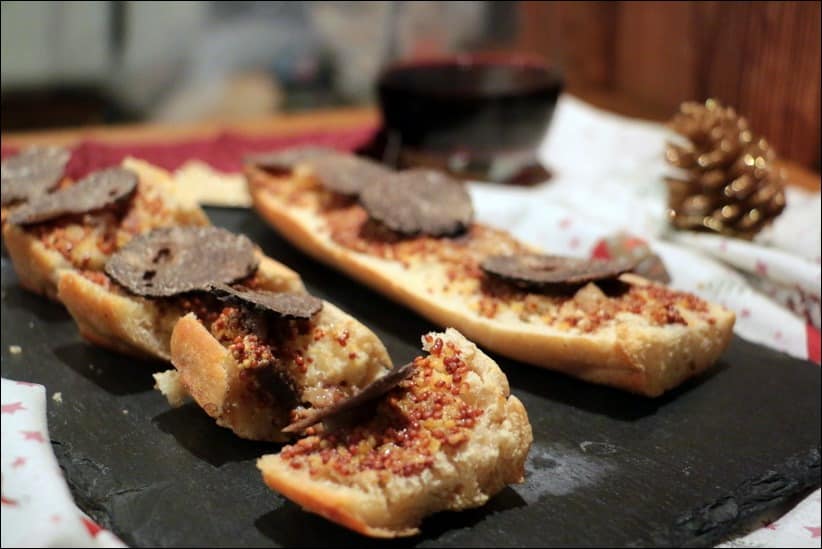 tartine moelle truffe