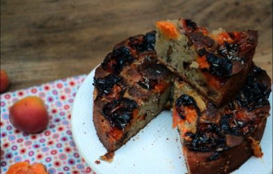 gateau aux abricots, aux noix et à la lavande de Yotam Ottolenghi