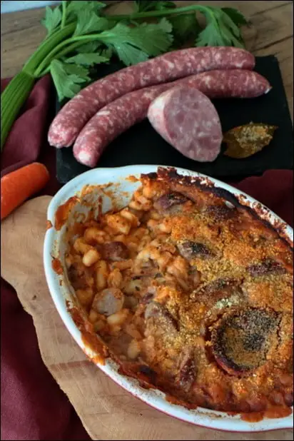 haricots coco et saucisse de morteau