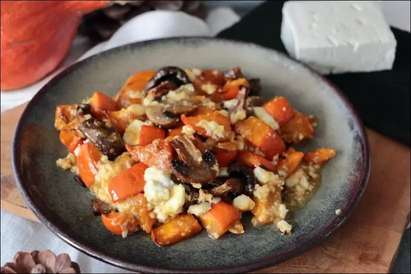 recette potimarron roti feta