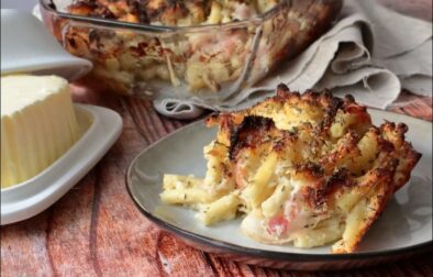 mac and cheese à la pancetta