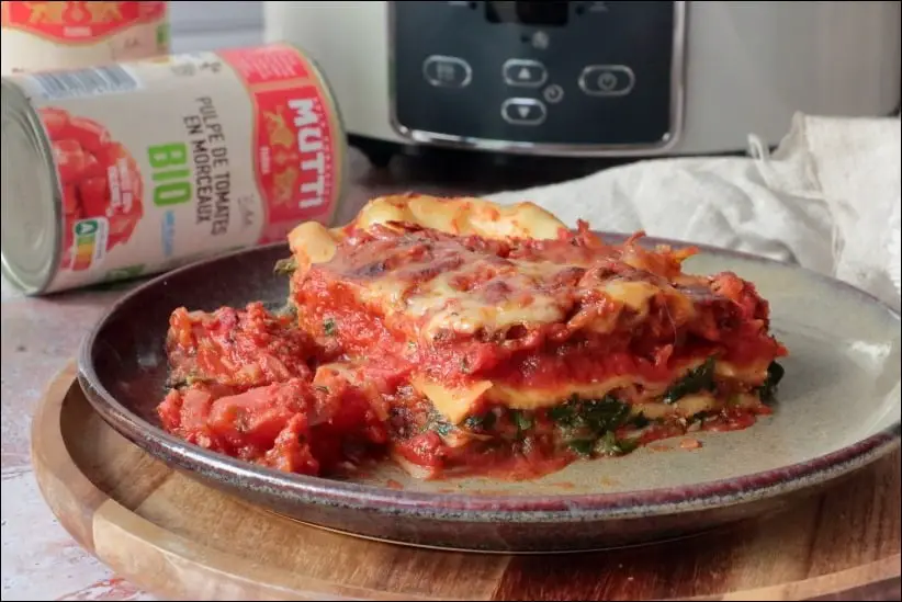 lasagnes ricotta épinards mijoteuse