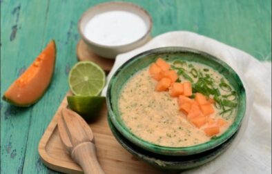 soupe glacée melon coco