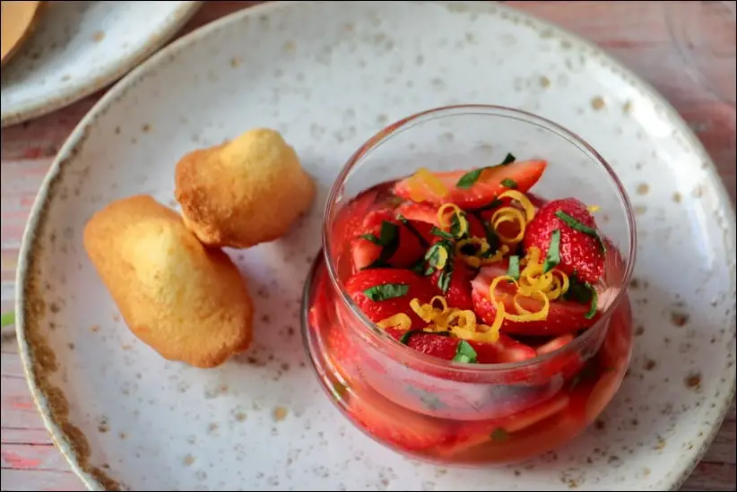 fraise basilic citron