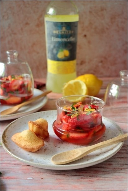 salade de fraises au basilic