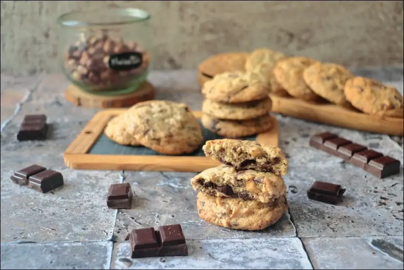 cookies chocolat et noisettes d'Hélène Darroze