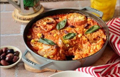 orzo à la puttanesca de Yotam Ottolenghi