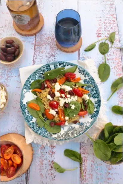 salade pates feta
