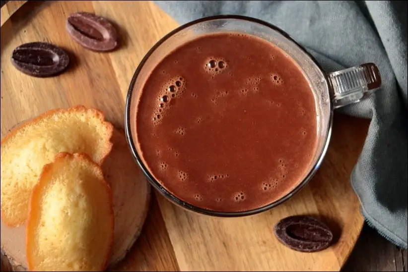 chocolat chaud caramel épais