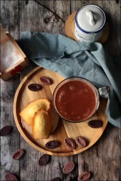 chocolat chaud caramel crémeux