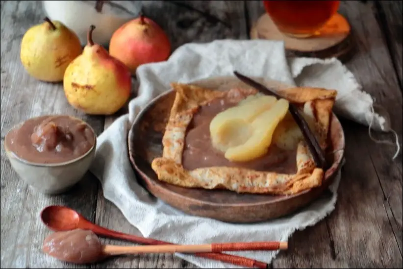 crepe avec creme de marron