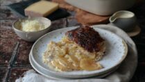 gratin dauphinois confit à la sauge et au comté